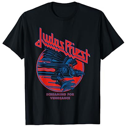 Judas Priest - Screaming For Vengeance Blue Eagle T-Shirt