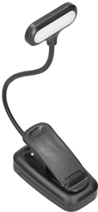 Natudeco LED-Buchlampe, tragbare Flexible Leselampe, batteriebetrieben, Augenschutz, Nachttischlampe für Bücher im Bett, Schreibtisch, Kinder, Reisen, Camping