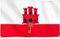 Runesol Gibraltar Flagge, 91x152 cm, 4 Ösen, eine in jeder Ecke, Burg und Schlüssel Flagge, Premium-Flaggen für drinnen und draußen, Fahne, Gilbratar