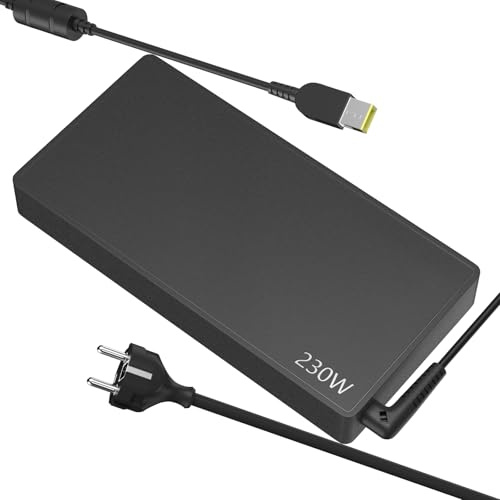 230W Laptop Ladekabel für Lenovo Legion 5 7 5P C7 S7 Y540 Y545 Y740 Y730 Y900 Y910 Y920 Y7000 4X20E75111 GX20L29347 ADL230NDC3A ADL230NLC3A Thinkpad P73 P53 P72 P52 P71 P51 P70 Netzteil…