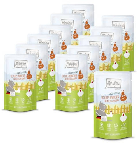 MjAMjAM - Quetschie - Chicks & Friends leckeres Hühnchen an fruchtigen Birnen 12 x 125g