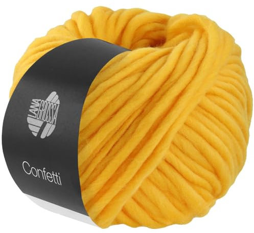 LANA GROSSA Confetti | Fingerdickes Merino-Dochtgarn mit Sprenkeldruck | Handstrickgarn aus 100% Schurwolle (Merino) | 100g Wolle zum Stricken & Häkeln | 50m Garn FB 101