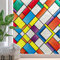 Zindoo Pellicola Per Vetri Finestre Pellicola Privacy Finestre Anti-UV Arcobaleno Motivo Geometrico per Soggiorno Bagno Camera Da Letto,44.5x200cm