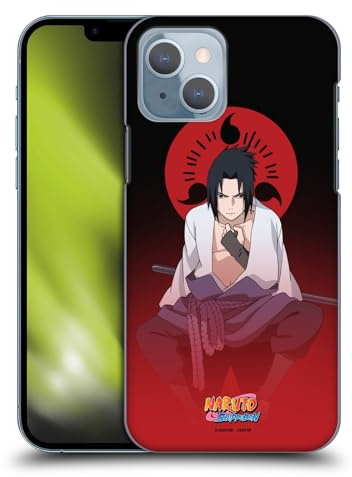 Head Case Designs Offizielle Naruto Shippuden Sasuke Uchiha Darsteller Kunst Harte Rueckseiten Handyhülle kompatibel mit Apple iPhone 14