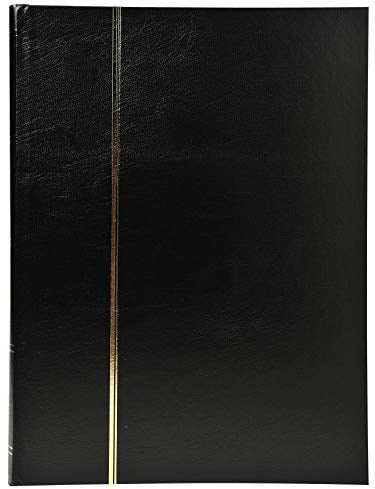 EXACOMPTA Album pour timbres 30,5X22,5 Simili cuir Noir 32p