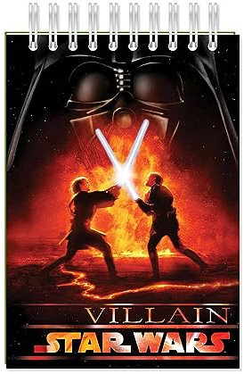 Anker Star Wars - Blocknotes formato A6, rilegatura a spirale in alto, copertina rigida