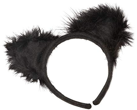 Bristol Novelty Marabou Unisex Cat Ears Headband