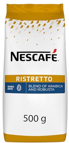 NESCAFÉ RISTRETTO - Café Ristretto Soluble - Café 100% Issu d'un Approvisionnement plus responsable - Sachet De 500g