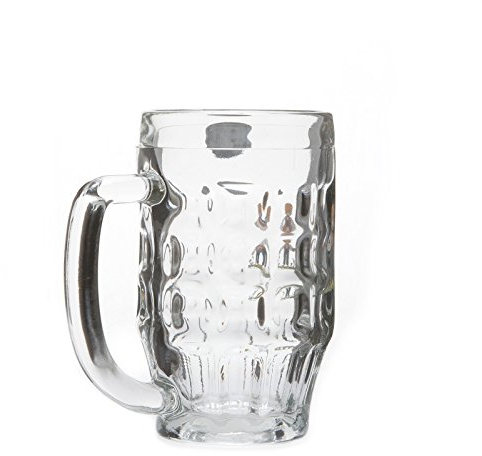 Collection HANSI - 6 Bocks à bière type MALLES décor couleur d'après Hansi