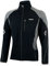 Airtracks Herren Winter Fahrradtrikot Langarm Pro-T Thermo Funktions Radtrikot Warm Fleece Reflektoren Full Zip - Schwarz-Grau - XL