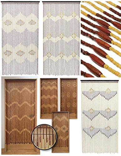 Beaded Bamboo Door Curtain
