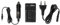 vhbw caricatore compatibile con Sony Camcorder HDR-CX405, HDR-GW66, HDR-CX440 camera - Stazione di carica + cavo auto + spia di carica, 4,2 V