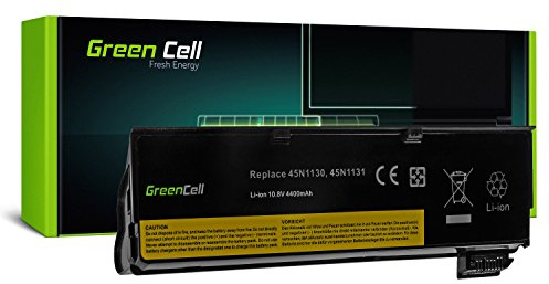 Green Cell 45N1124 45N1125 45N1126 45N1127 45N1136 Akku für Lenovo ThinkPad T440 T440s T450 T450s T550 X240 X240s X250 L450 Laptop (4400 mAh, 10.8-11.1 V, Farbe: Schwarz)