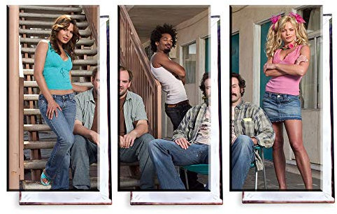 Unified Distribution My Name is Earl - Dreiteiler (120x80 cm) Kunstdruck auf Leinwand • erstklassige Druckqualität • Dekoration • Wandbild