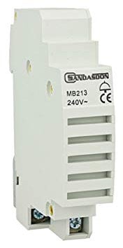 Campanello Modulare, Suoneria Da Barra Guida DIN, 230V, Occupa 1 Modulo DIN