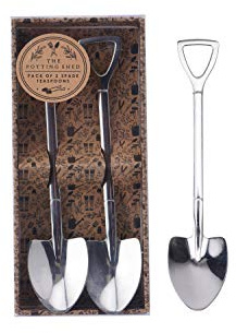 CGB Giftware | Set of 2 Spade Teaspoons | Gift Boxed | Cutlery | The Potting Shed | GB05822