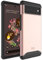 TUDIA DualShield Designed for Google Pixel 6 Case (2021), [Merge] Shockproof Military Grade Heavy Duty Dual Layer Tough Slim Hard Protective Case Cover (Rose Gold)