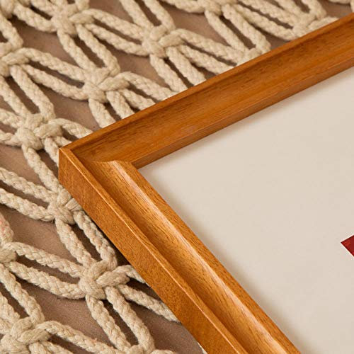 XQSSB Family Bilderrahmen Modern Massivholzwand 30,3 × 40,5 cm Braun