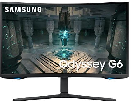 Samsung 27 Odyssey QHD G65B Curved Gaming Monitor, 240Hz, 1ms (GTG), HDR 600, Gaming Hub, 1000R, AMD FreeSync Premium Pro, LS27BG652ENXGO