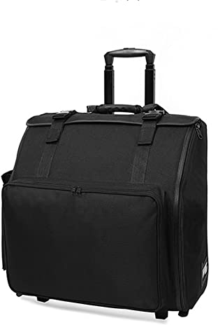 HDYNUZ Akkordeontasche mit Riemenscheiben, wasserdichtes, verdicktes Oxford-Material, Akkordeons, musikalisches Keyboard-Zubehör für 96-120 Bass-Akkordeons