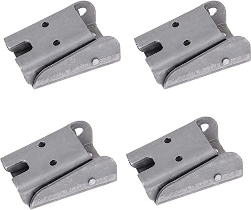 4PCS Eisenscharnier, Tischbein-Klapphalterung, Laptoptisch und Stuhlverlängerungstisch, selbstsicherndes Klappbeinscharnier, Möbelbeschläge