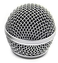 Grille de remplacement pour microphone, grille pour tête de micro sphérique, pour Shure SM58 PG58 BETA58A BETA87A Accessoires de couverture de grillage pour microphone (SM58)