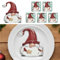 Servietten 60er Set │ Wichtel Silhoutte│3lagige Papierserviette 17x17cm │stoffähnlich Tuch Weihnachten (1 x 60er Set Servietten Wichtel)