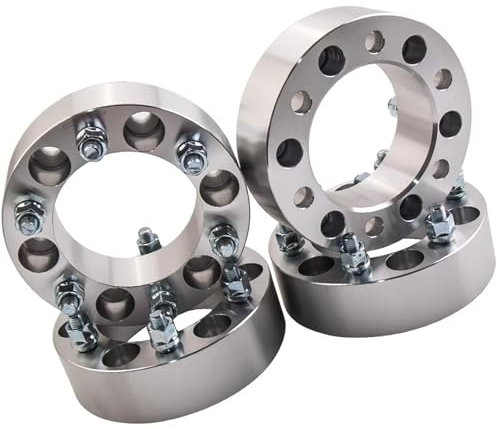 DZSLLOOI Spurverbreiterung 4 Stück 6x139,7 Spurverbreiterungen Für GMC Für C2500 Für K1500 K2500 Für Savana Für Van 1500 50mm M12x1,5 Adapter 6x5,5 50mm Distanzscheiben
