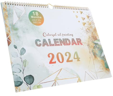 STOBOK Großer Wandkalender Hängender Spiral-kalender Für Zuhause Und Büro Monatsübersicht Geeignet Planung Und Organisation Mit Für Notizen Und