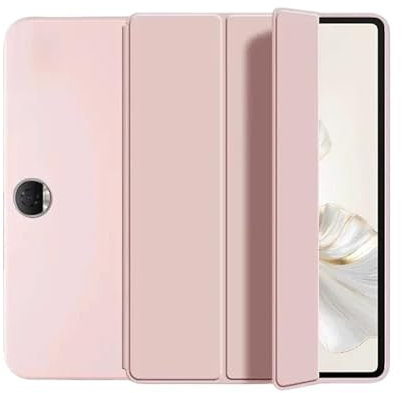 MEFEPLPBZC Funda magnética for Tableta Huawei Honor Pad 9 de 12,1 Pulgadas (2024, HEY2-W09, W19), Suave, con función de suspensión automática.(Pink)