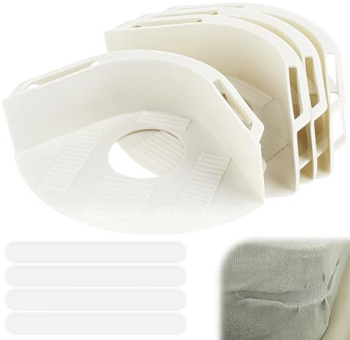 Niuny Bettlaken Halter Bettlakenspanner Ecken 4Stk Spannbettlaken Halter Bettlakenhalter mit Verschlussstreifen Sheetlocks Laken-Eckenhalter Bed Sheet Holder für Matratzenschoner Bettwäsche Decken