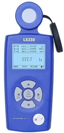 Luxmetro Luxmetro Cct Cri Luxometro Misuratore di luce Illuminometro professionale Misuratore di illuminamento spettrale ad alta precisione LS330