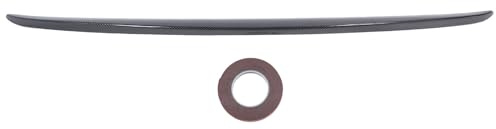 Heckspoiler für W205 C200 C-Klasse Limousine 2015–2021, Heckspoilerflügel im AMG-Stil, Hochleistungs-ABS-Lippenspoiler mit Klebemontage für verbesserte Fahrstabilität (Kohlefaser-Stil)