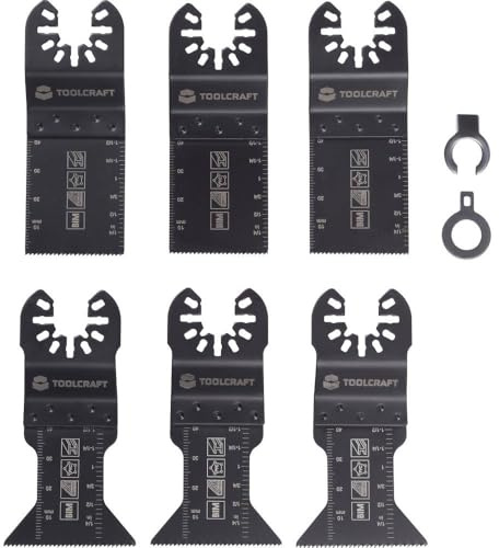 TOOLCRAFT TO-10283859 Bimetall Multifunktionswerkzeug-Zubehör-Set 6 St.