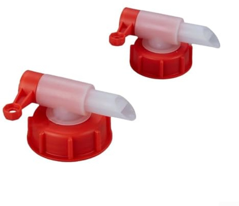 Bec verseur de précision 18,9 mm DIN51 et DIN61 pour un remplissage sans goutte sur bidons de 5 L à 30 L compatible AH23/51 AH23/61 Robinet de sortie en plastique pour utilisation dans le jardin (2