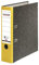 Original Falken Recycling-Ordner Wolkenmarmor. Made in Germany. 8 cm breit DIN A4 gelber Rücken Ringordner Aktenordner Briefordner Büroordner Pappordner CO2-Neutral Blauer Engel