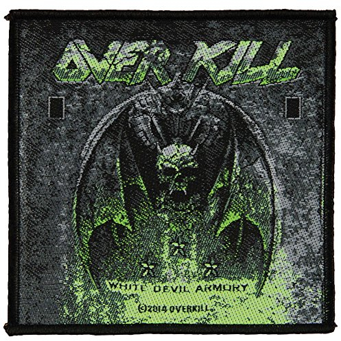 OVERKILL - Patch Aufnäher - White devil armory 10x10cm