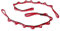 DASKING 2 x starker Klettergurt, Verstellbarer Gurt, Seil, Starke Gänseblümchen, Nylon, Gänseblümchen-Kette, Yoga-Gurt, rot…