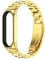 PINHEN Kompatibel mit Xiaomi Mi Band 6 Armband - Edelstahl Metall Trageschlaufe Ersatz für Xiaomi Smart Band 6/5/4/3 Smart MiBand Zubehör mit Metallrahmen