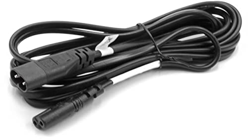 vhbw C8 / C7 Câble de rallonge Prise Femelle à fiche pour Le Petit électroménager - Câble d'alimentation, 3 m