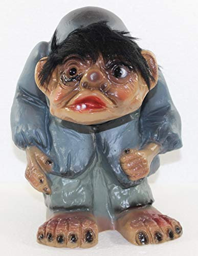 RAKSO Souvenir Wackel Figur Glöckner groß Wackelfigur Deko Sammlerfigur Original mit beweglichem Kopf H 23 cm
