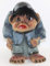 RAKSO Souvenir Wackel Figur Glöckner groß Wackelfigur Deko Sammlerfigur Original mit beweglichem Kopf H 23 cm