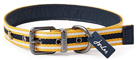 Rosewood Joules Hundehalsband, Größe L, Gelb/Marineblau