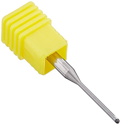 Karnasch 3066330150180 Professional Microfresa De Mango De Cbn 3D, De Gama Alta, Profundidad De Corte < 10×D, 1.5Mm Diámetro De Corte, 0.75Mm Radio De Esquina, 18Mm Utilizando Longitud, 4Mm