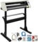 VEVOR Schneideplotter, weiß, 720 mm, Vinylschneider, Plotter, Sublimation, Druckschneider, Profi-Vinylschneider, mit 3 Klingen, LCD-Display zum Plotten und Schneiden