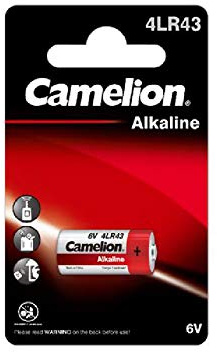 E-NUC Pila Alcalina 4LR43 6V 0% Mercurio (1 pc) Camelion