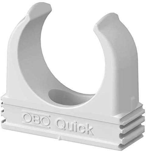 OBO Quickschelle 2955 F M25, reinweiß, flammwidrig, 100 Stück