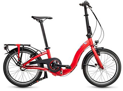 COAST Bikes Unisex – Erwachsene Lowtide No. 01 3S Faltrad, red met. matt, 20 Zoll