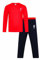 Herren Offizieller Liverpool Football Club Langer LFC Schlafanzug Schwarz Rot Gr. L, rot