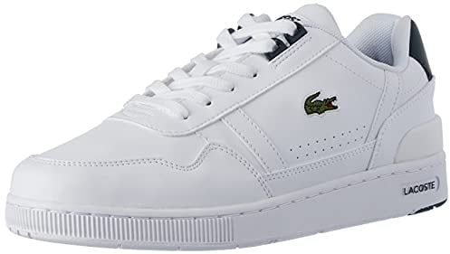 Lacoste T-Clip 0121 1 SUJ, Zapatillas, Wht/Dk Grn, 37 EU